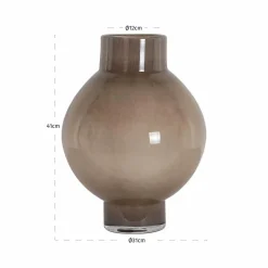 Richmond Interiors Vaas Celina groot Taupe Discount