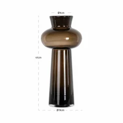 Richmond Interiors Vaas Jamey groot Bruin Clearance