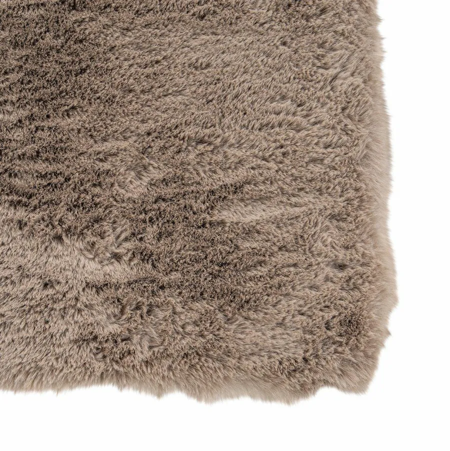 Richmond Interiors Vloerkleed Saifo furry 200x230 zand Outlet