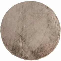 Richmond Interiors Vloerkleed Saifo furry 160Ø Zand New