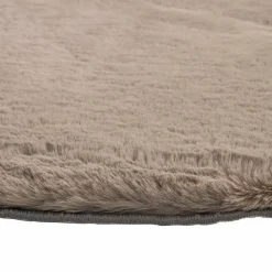 Richmond Interiors Vloerkleed Saifo furry 160Ø Zand New