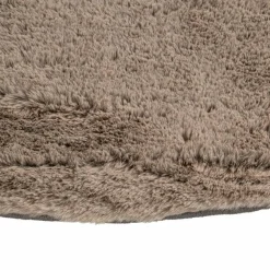 Richmond Interiors Vloerkleed Saifo furry 160Ø Zand New