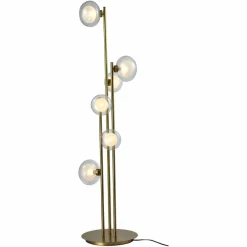 Richmond Interiors Vloerlamp Luva brass Brushed Goud Sale