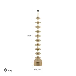 Richmond Interiors Vloerlamp Jane goud Goud Best
