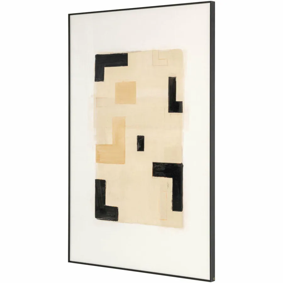 Richmond Interiors Wall art Vortex beige links Online