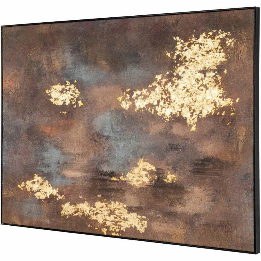 Richmond Interiors Wall art Golden gleam gold Outlet