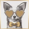 Richmond Interiors Wall art Bodhy zwart / goud Best