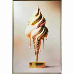 Richmond Interiors Wall art Icecream Goud Clearance