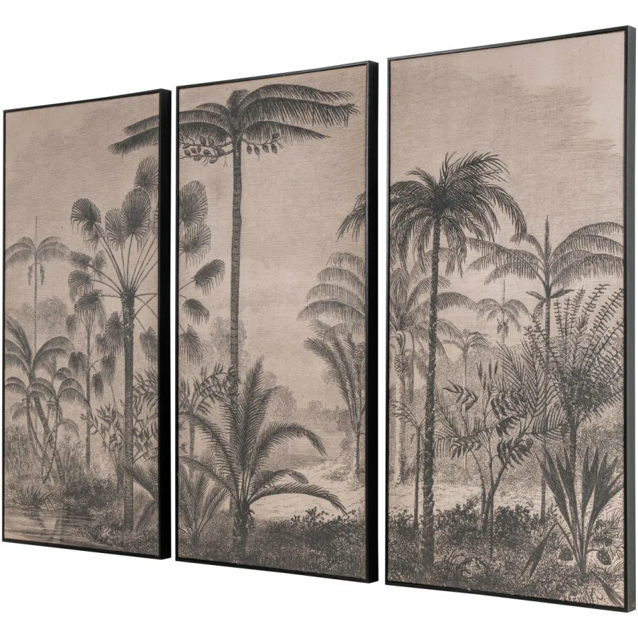 Richmond Interiors Wall art Rhapsody brown (Set van 3) Sale