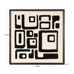 Richmond Interiors Wall art Shanita Zwart / Wit Best