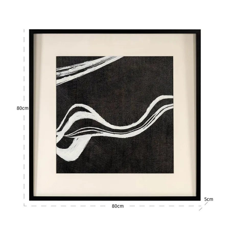 Richmond Interiors Wall art Jozra Zwart / Wit Discount