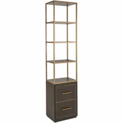 Richmond Interiors Wandkast Carter brown small 2-drawers Best