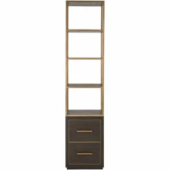 Richmond Interiors Wandkast Carter brown small 2-drawers Best