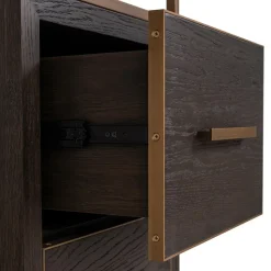 Richmond Interiors Wandkast Carter brown small 2-drawers Best