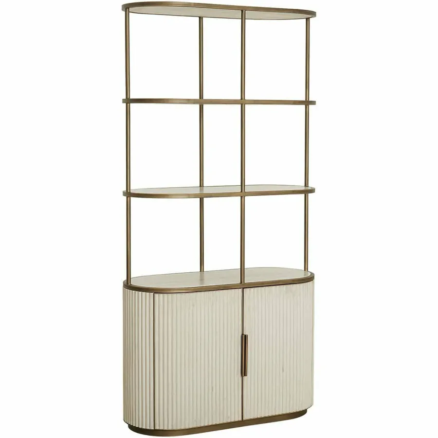 Richmond Interiors Wandkast Tivoli 2-deurs 3 open planken Wit Sale