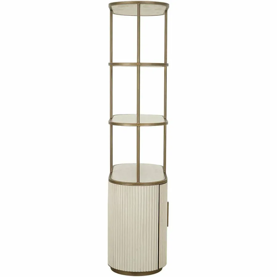 Richmond Interiors Wandkast Tivoli 2-deurs 3 open planken Wit Sale
