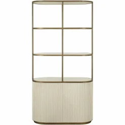 Richmond Interiors Wandkast Tivoli 2-deurs 3 open planken Wit Sale