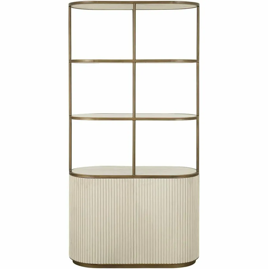 Richmond Interiors Wandkast Tivoli 2-deurs 3 open planken Wit Sale
