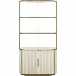 Richmond Interiors Wandkast Tivoli 2-deurs 3 open planken Wit Sale