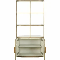 Richmond Interiors Wandkast Tivoli 2-deurs 3 open planken Wit Sale