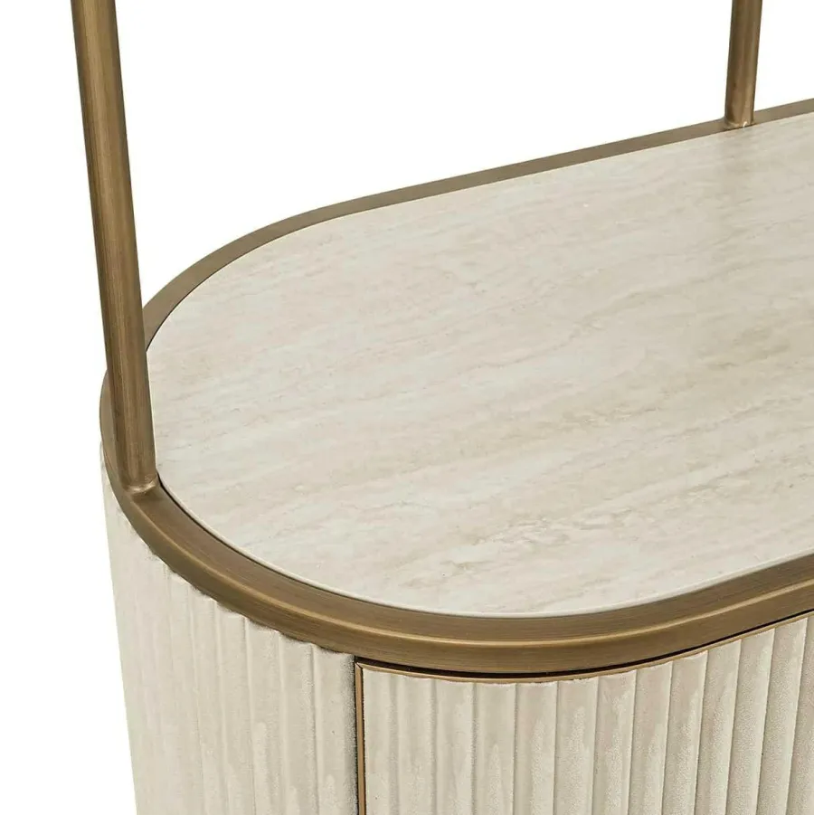 Richmond Interiors Wandkast Tivoli 2-deurs 3 open planken Wit Sale