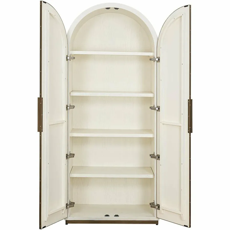 Richmond Interiors Wandkast Tivoli met gebogen bovenkant 2-deurs Wit Best