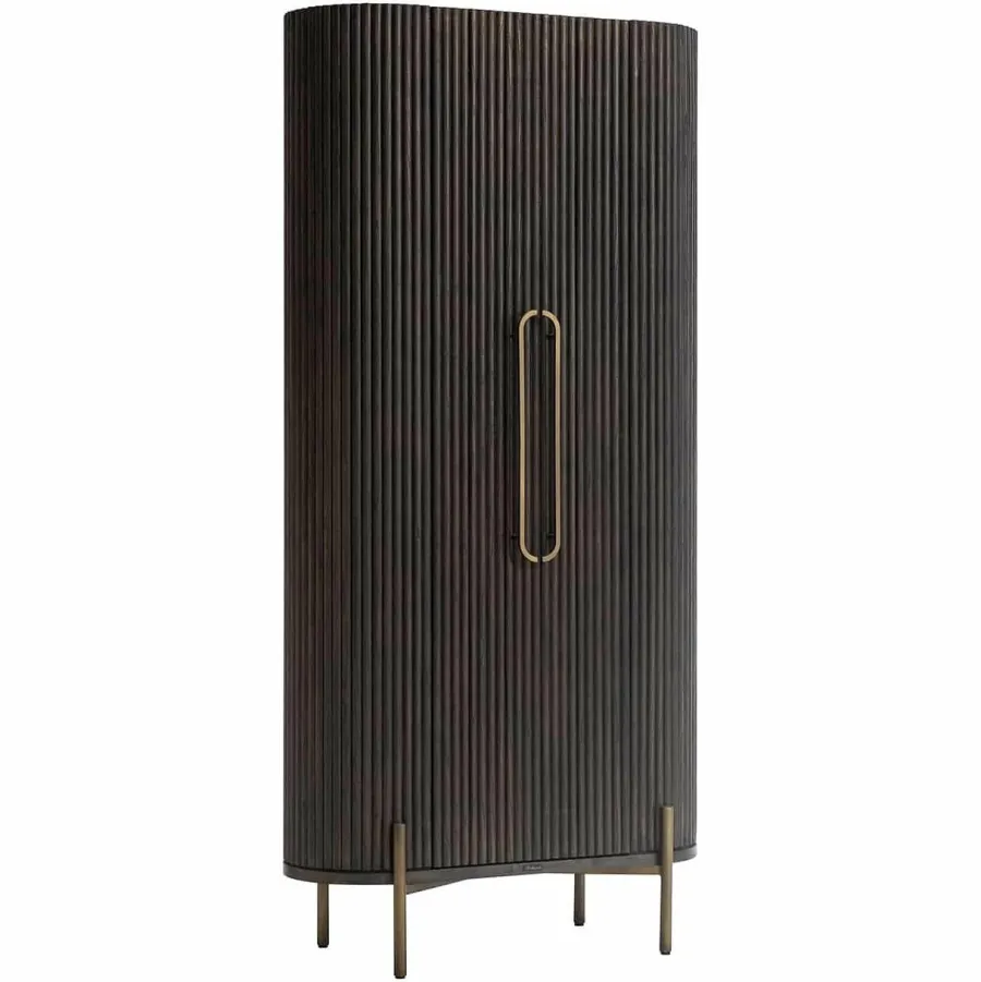 Richmond Interiors Wandkast Luxor 1-deur (Brown) Discount