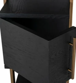 Richmond Interiors Wandkast Cambon 4-deuren 4-planken (Dark coffee) Clearance
