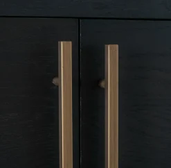 Richmond Interiors Wandkast Cambon 4-deuren 4-planken (Dark coffee) Clearance