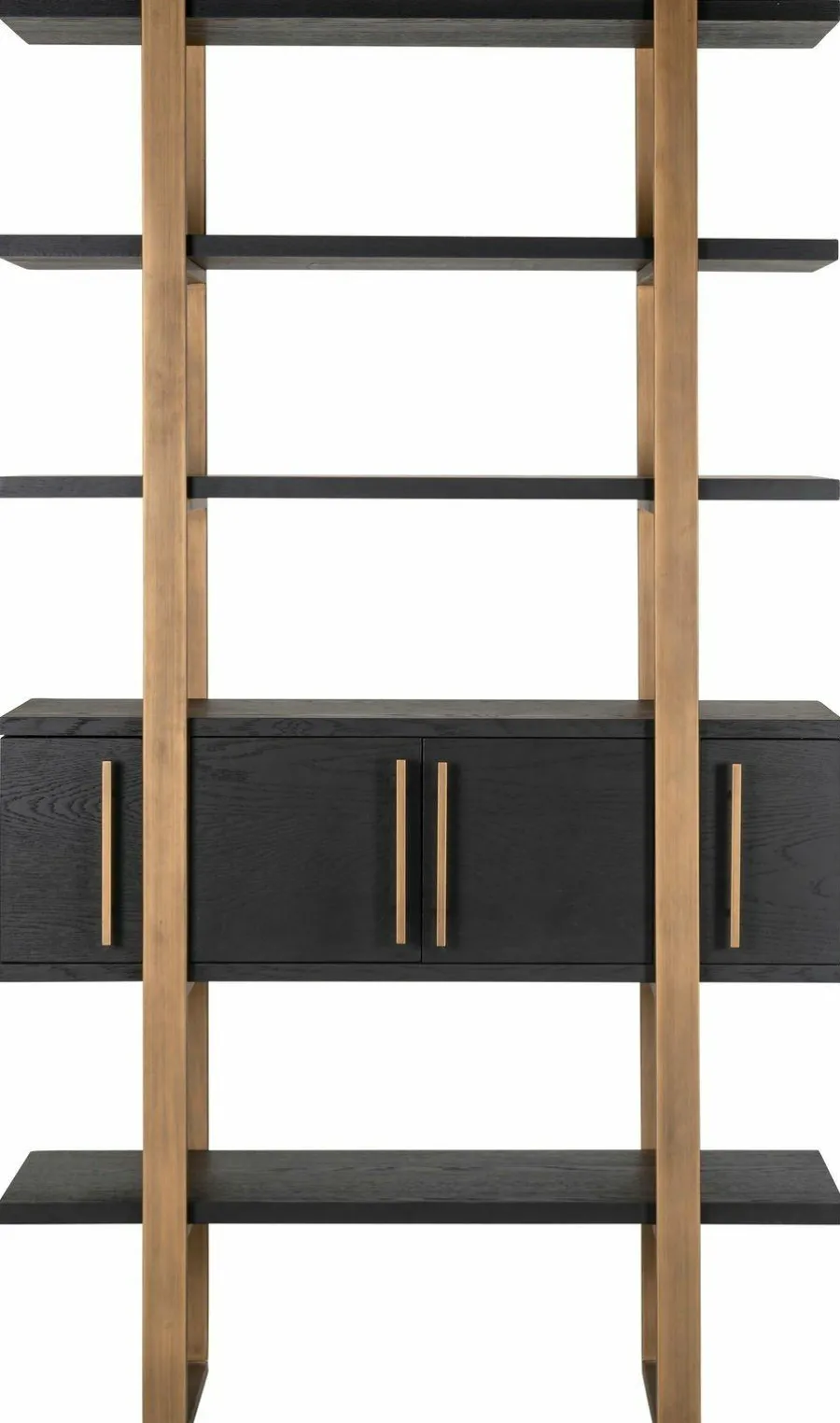 Richmond Interiors Wandkast Cambon 4-deuren 4-planken (Dark coffee) Clearance