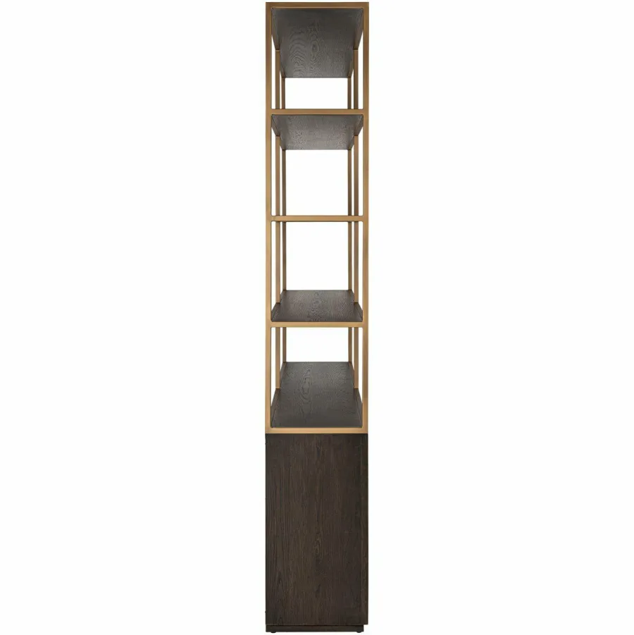 Richmond Interiors Wandkast Carter brown large 4-doors Discount