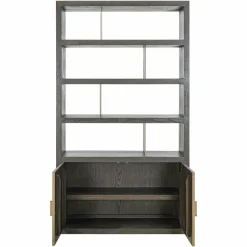 Richmond Interiors Wandkast Rivertree 3-planken 2-deurs Bruin Discount