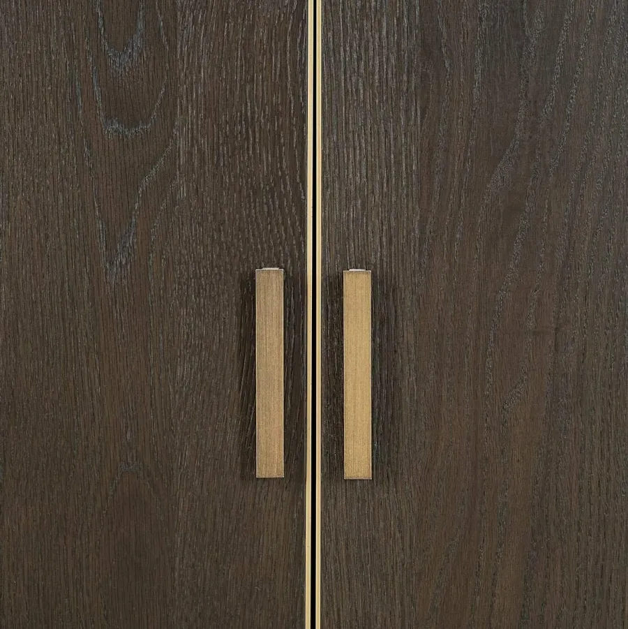 Richmond Interiors Wandkast Rivertree 3-planken 2-deurs Bruin Discount