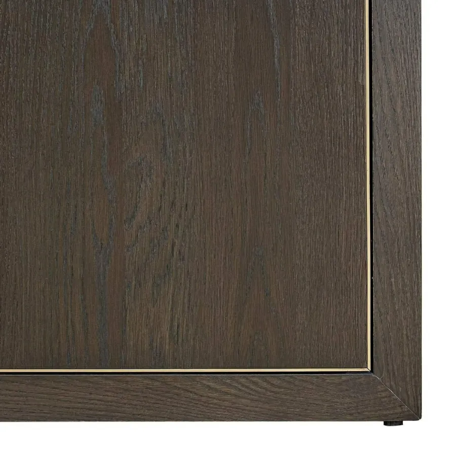 Richmond Interiors Wandkast Rivertree 3-planken 2-deurs Bruin Discount