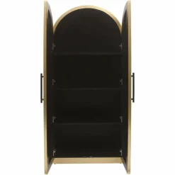 Richmond Interiors Wandkast Les Arcs 2-deurs Brushed Goud New