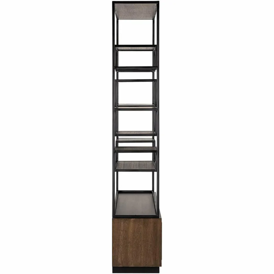 Richmond Interiors Wandkast Bonvoy Bruin 2-laden Bruin Sale