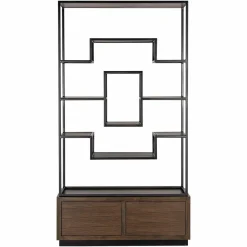 Richmond Interiors Wandkast Bonvoy Bruin 2-laden Bruin Sale