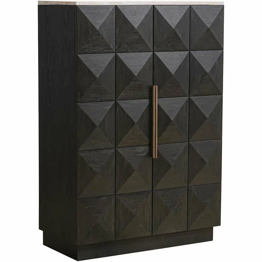 Richmond Interiors Wandkast Claremont 2-deurs Bruin New
