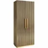 Richmond Interiors Wandkast Ironville goud - 2 deurs