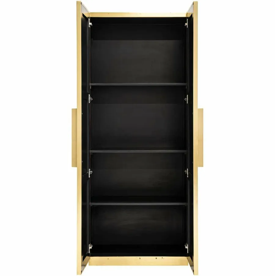 Richmond Interiors Wandkast Ironville goud - 2 deurs
