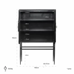 Richmond Interiors Wandkast Mendoza 2-deuren Best