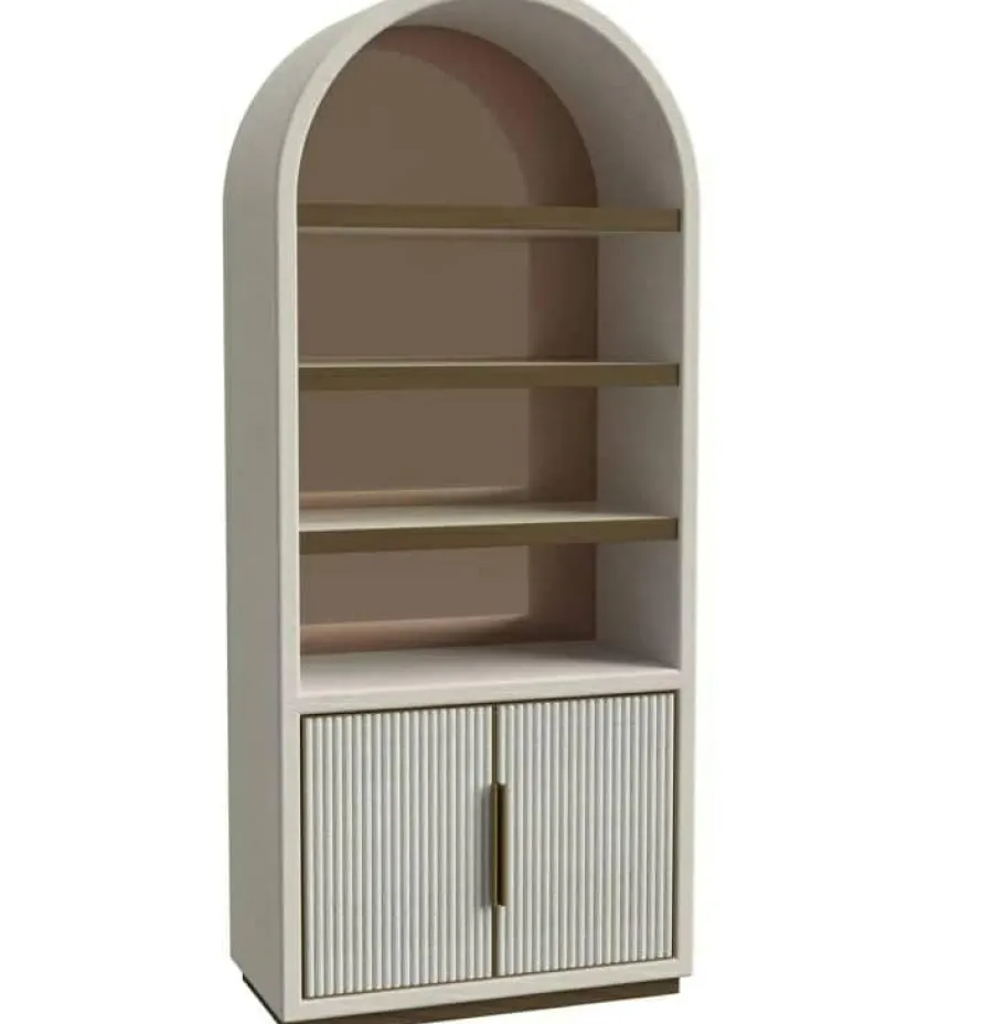 Richmond Interiors Wandkast Tivoli met gebogen bovenkant 2-deurs 3-planken Wit Best