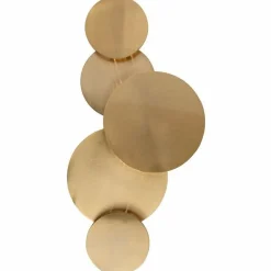 Richmond Interiors Wandlamp Collin mat geborsteld goud Online