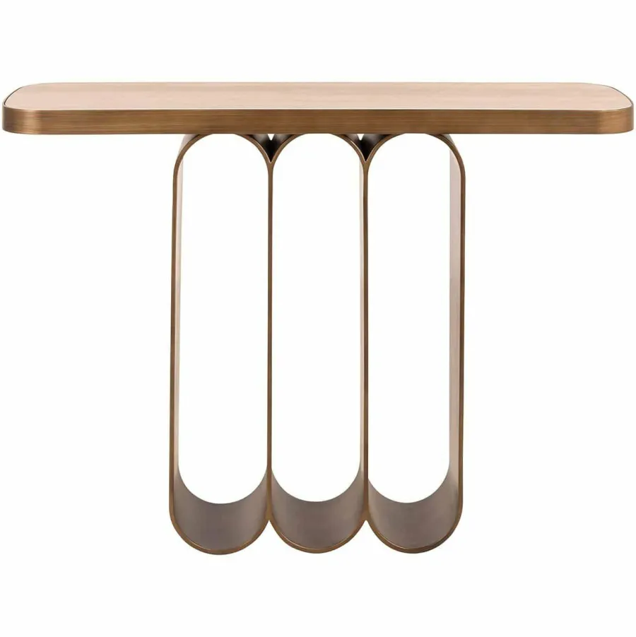Richmond Interiors Wandtafel Locarno geborsteld Goud Hot