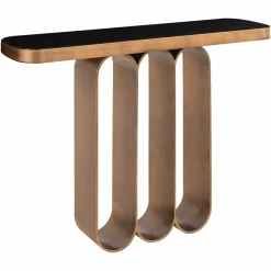 Richmond Interiors Wandtafel Locarno geborsteld Goud Hot