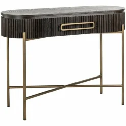 Richmond Interiors Wandtafel Luxor 1-lade bruin Clearance