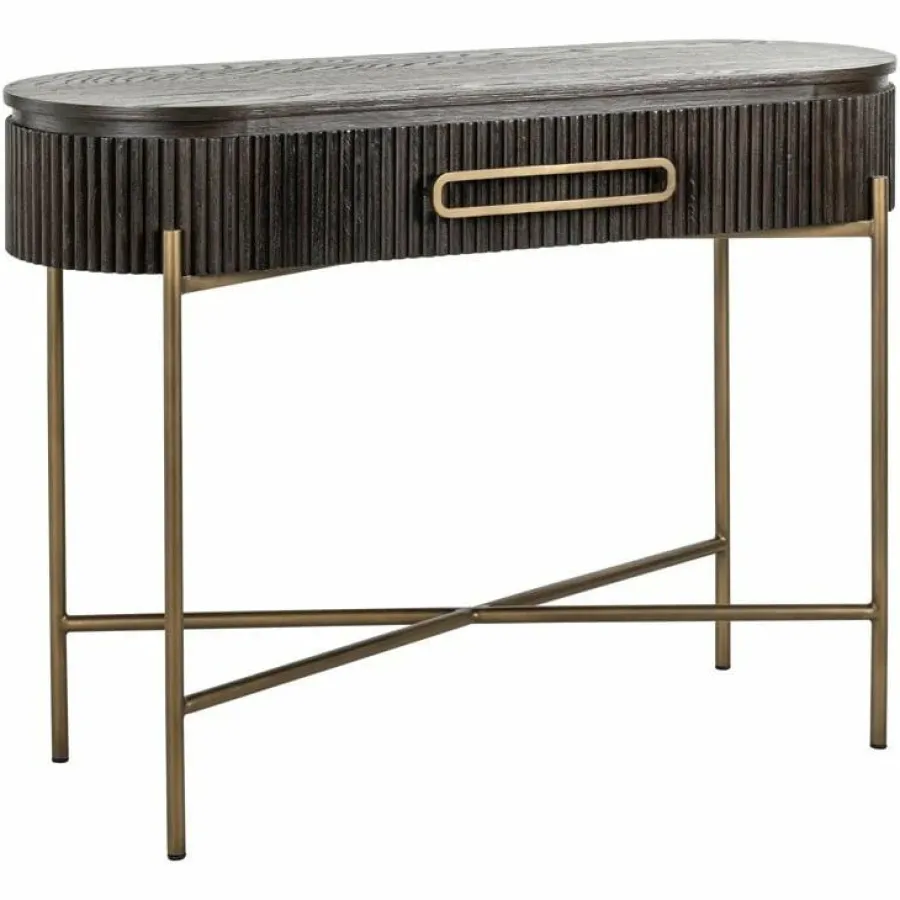 Richmond Interiors Wandtafel Luxor 1-lade bruin Clearance