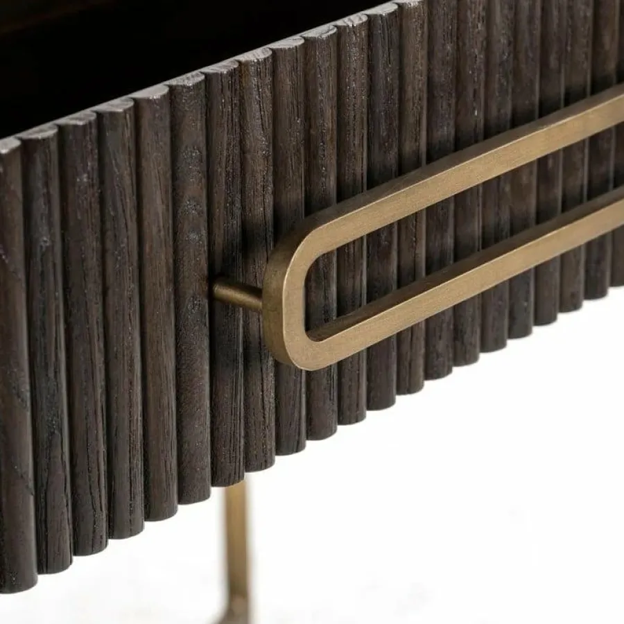 Richmond Interiors Wandtafel Luxor 1-lade bruin Clearance