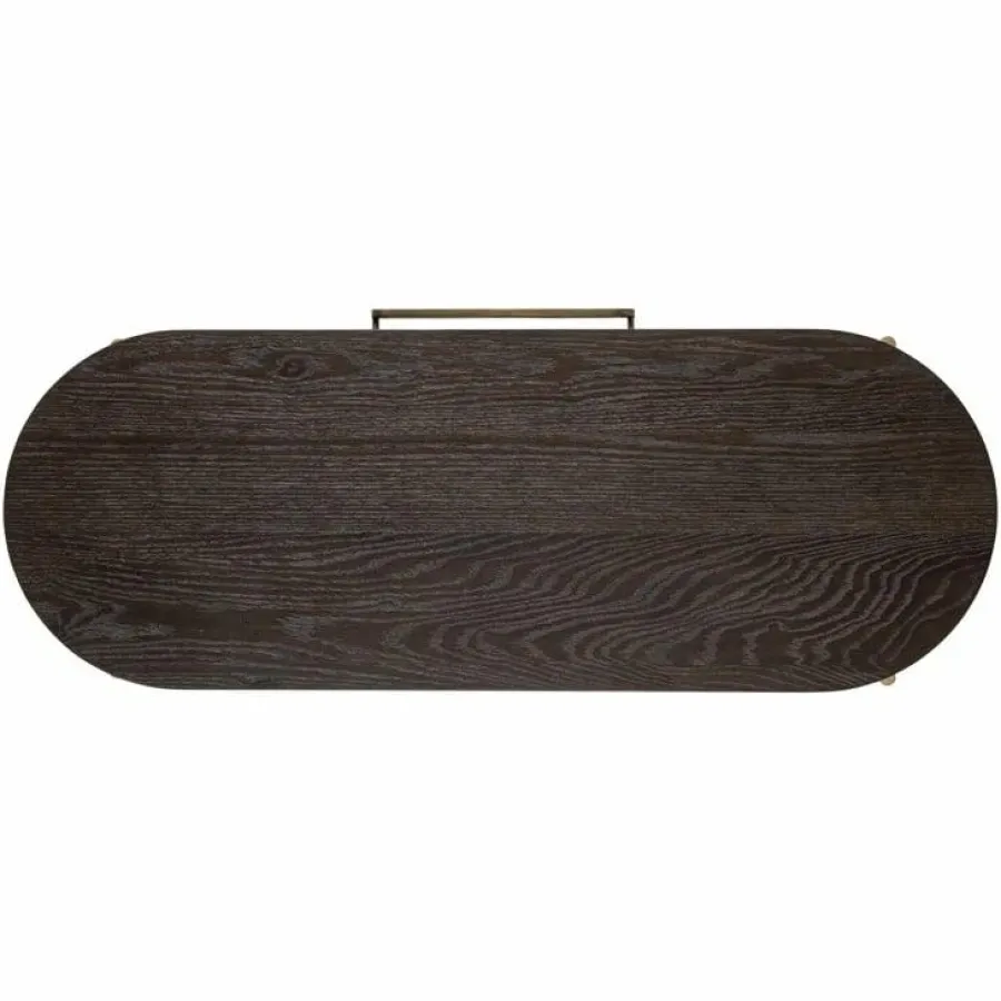 Richmond Interiors Wandtafel Luxor 1-lade bruin Clearance