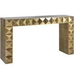 Richmond Interiors Wandtafel Collada (Brushed Gold) Outlet